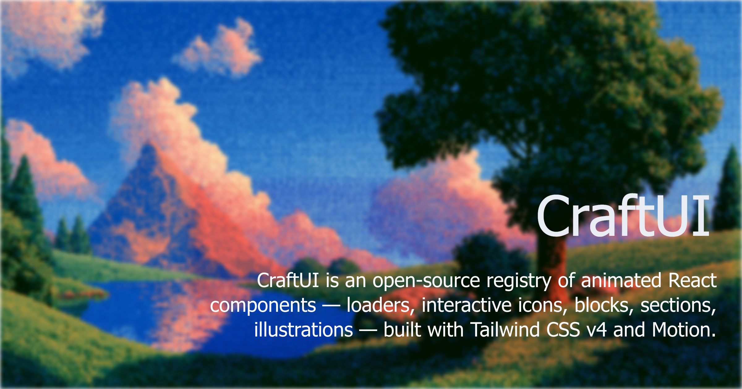CraftUI — Discover interactive SVG icons, animated loaders, and reusable UI components for your…